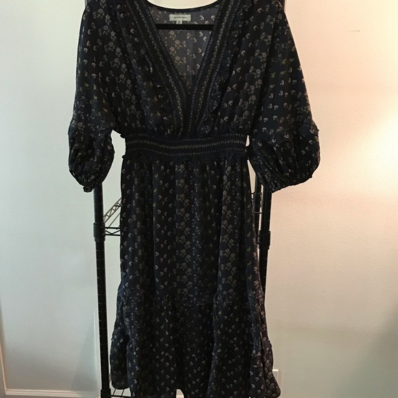 Max Studio blue floral dress from Macy’s - Picture 4 of 4